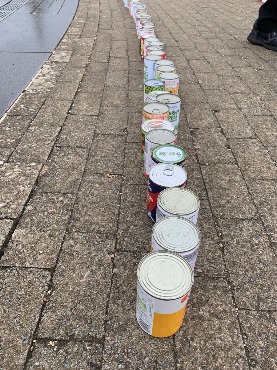 In 10 days MK is going to have the longest line of cans to help support the food bank. During the first quarter of 2023, demand increased by 50% on the same period as last year &amp; the number of households receiving support doubled. Together we CAN support our community! #mkcan