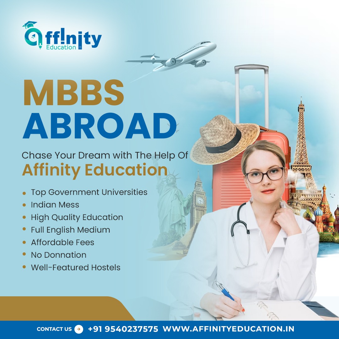 🌟 Chase Your Dream with The Help Of Affinity Education 🎓

#MBBSAbroad 📚 #MedicalEducation 🩺 #StudyAbroad 🌎 #GovernmentUniversities 🏛️ #IndianMess 🍛 #HighQualityEducation 📖 #EnglishMedium 🇬🇧 #AffordableFees 💲 #NoDonation 🚫 #WellFeaturedHostels 🏘️