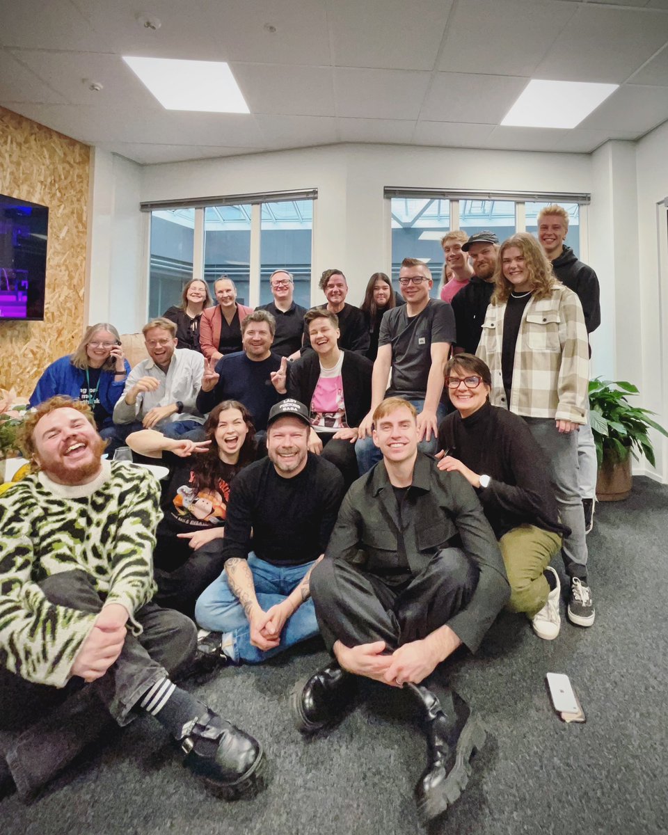 DJOrkidea's tweet image. UMK team enjoying the moment after UMK24 has sold out in matter of minutes☺️ Many of these people have worked years and years with @Yle_UMK so it is quite amazing to see this happening🙏 #umk24 #eurovision