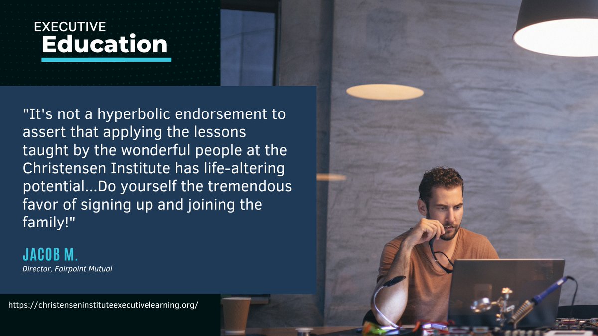 Don’t miss your chance to sign up for, "Disruptive Innovation: From Theory to Practice.”  The final sign-up deadline is Tuesday, October 10th. For more information and to sign up, click here: ow.ly/UWkr50PSb8m. #executiveeducation