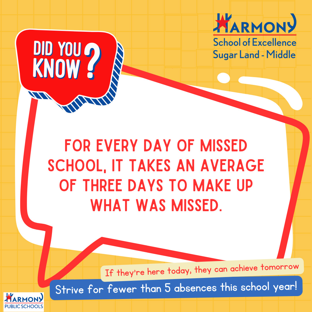 📚 School is where dreams take flight! 🚀 Ensure your child's success by making school attendance a top priority. Every day in school counts! 💪 #EveryDayCounts #SchoolMatters #BePresent #EducationFirst. #HarmonyAttends