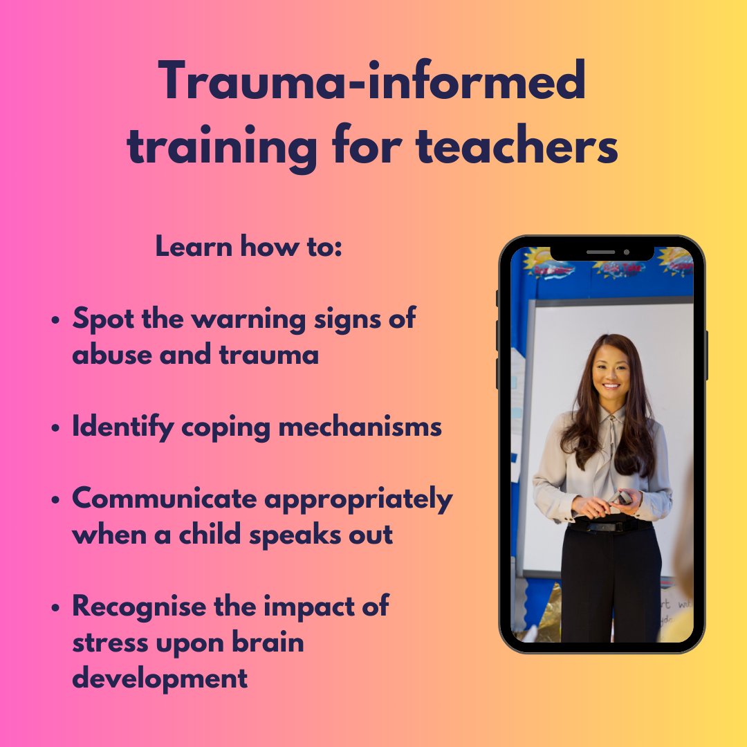 Whether you're a Teaching Assistant pursuing professional development, or a Deputy Head wanting to improve safeguarding and wellbeing across your school, we can help. 🌐 napac.org.uk/training/ #InternationalTeachersDay #TeacherTraining #TraumaInformed #ProfessionalDevelopment