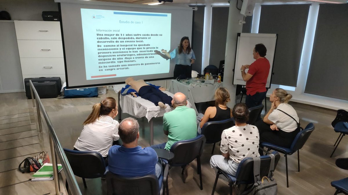 #IAVANTEformación ha impartido formación en #SVA en Distrito Sanitario Aljarafe-Sevilla Norte <a href="/saludand/">Consejería de Salud y Consumo</a> en colaboración con el Plan Andaluz de Urgencias y Emergencias #PAUE ¿quieres saber cómo ha ido? 👀las imágenes <a href="/AguadoJavier/">Javier Aguado Campos</a>
