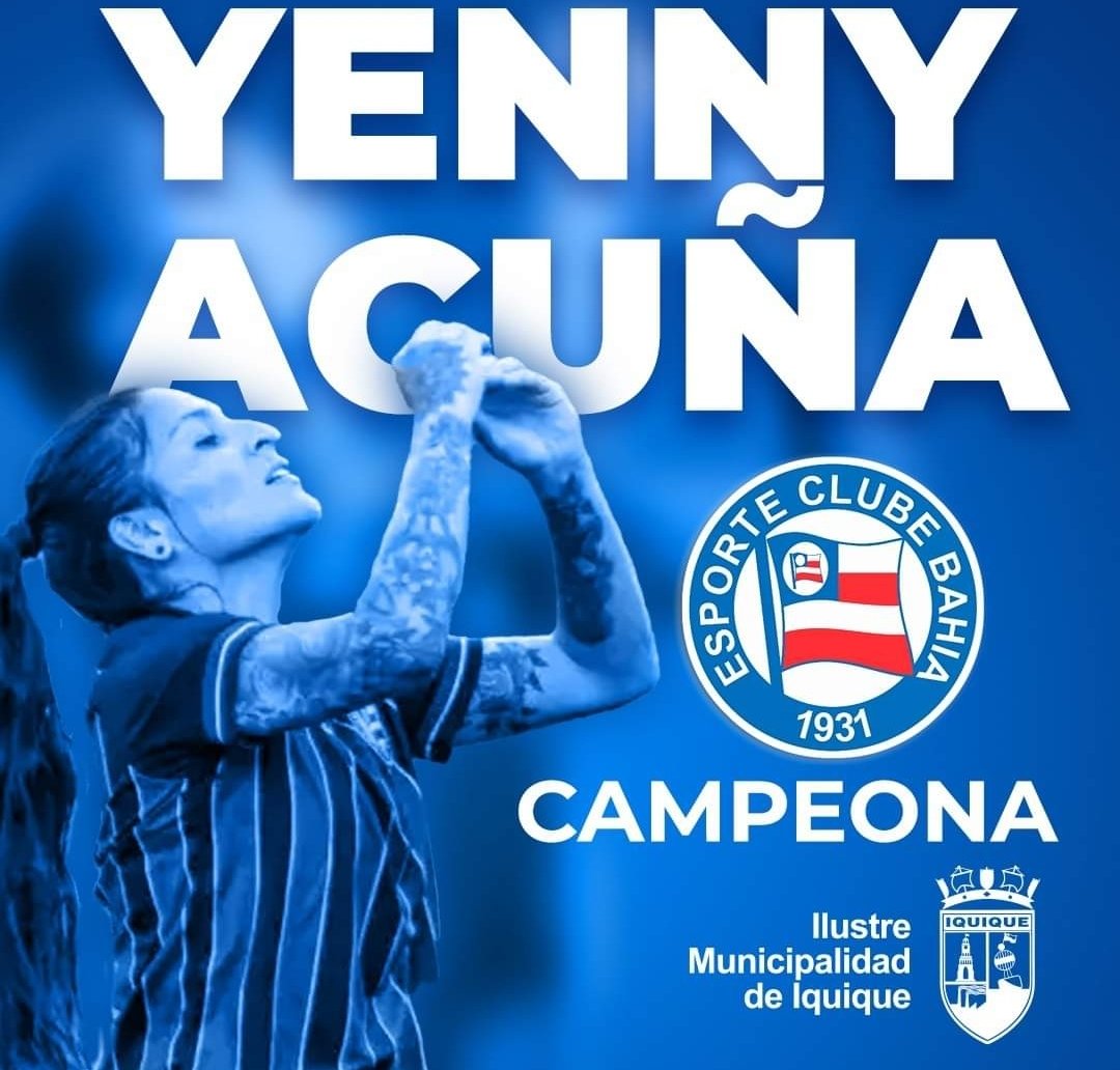 #iquique la iquiqueña Yenny Acuña es campeona en Brasil y además fue la goleadora