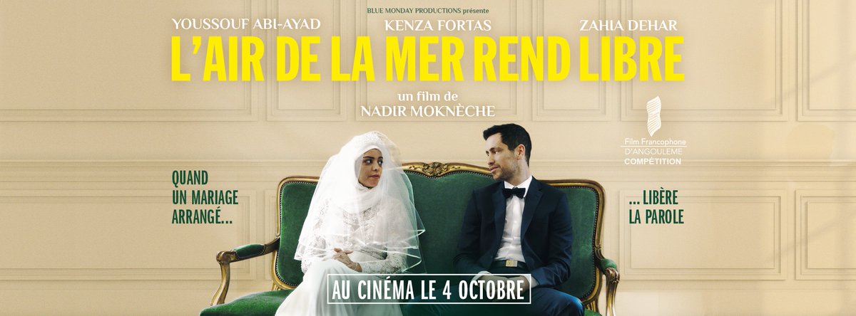 Cumul 1er Jour France #LAirDeLaMerRendLibre : 2.622 entrées (dont 1.031 en avant-premières) sur 72 copies. cc @Pyramide_Films