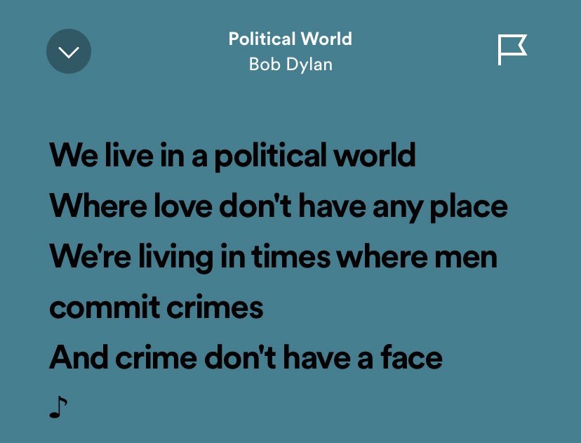 baediddley's tweet photo. throwback to when bob dylan won a nobel prize for writing these lyrics https://t.co/ux9GoZipmA