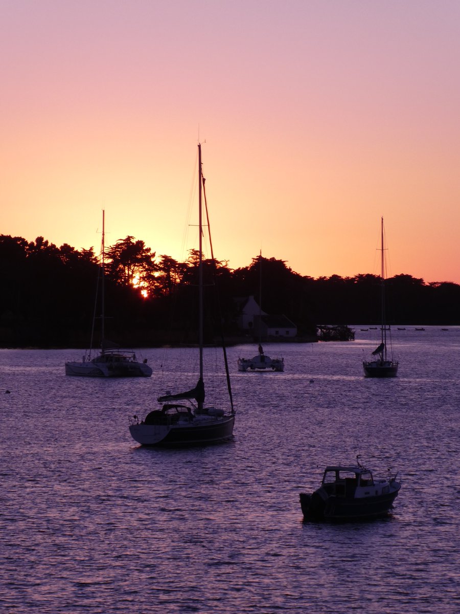 Coucher de soleil
Golfe du #Morbihan, #Bretagne