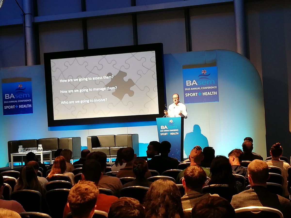 Concussion session has just started in the Team Sport &amp; Exercise Medicine stream

#BASEMConf23
<a href="/PhysioMACP/">MACP</a> <a href="/BJSM_BMJ/">British Journal of Sports Medicine (BJSM)</a> <a href="/FSEM_UK/">Faculty of Sport and Exercise Medicine UK</a>