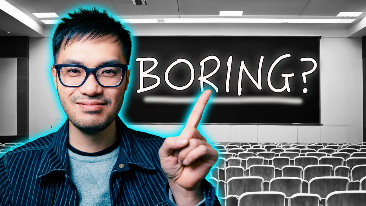 How was your very 1st lecture?  Was it "boring", and does that even matter?  In this week's video I walk through 7 simple hacks to transform your lectures - tips I've collected after teaching 100,000 students over 15 years: youtu.be/KHA_k2O7zEw #teachersoftwitter  #Science