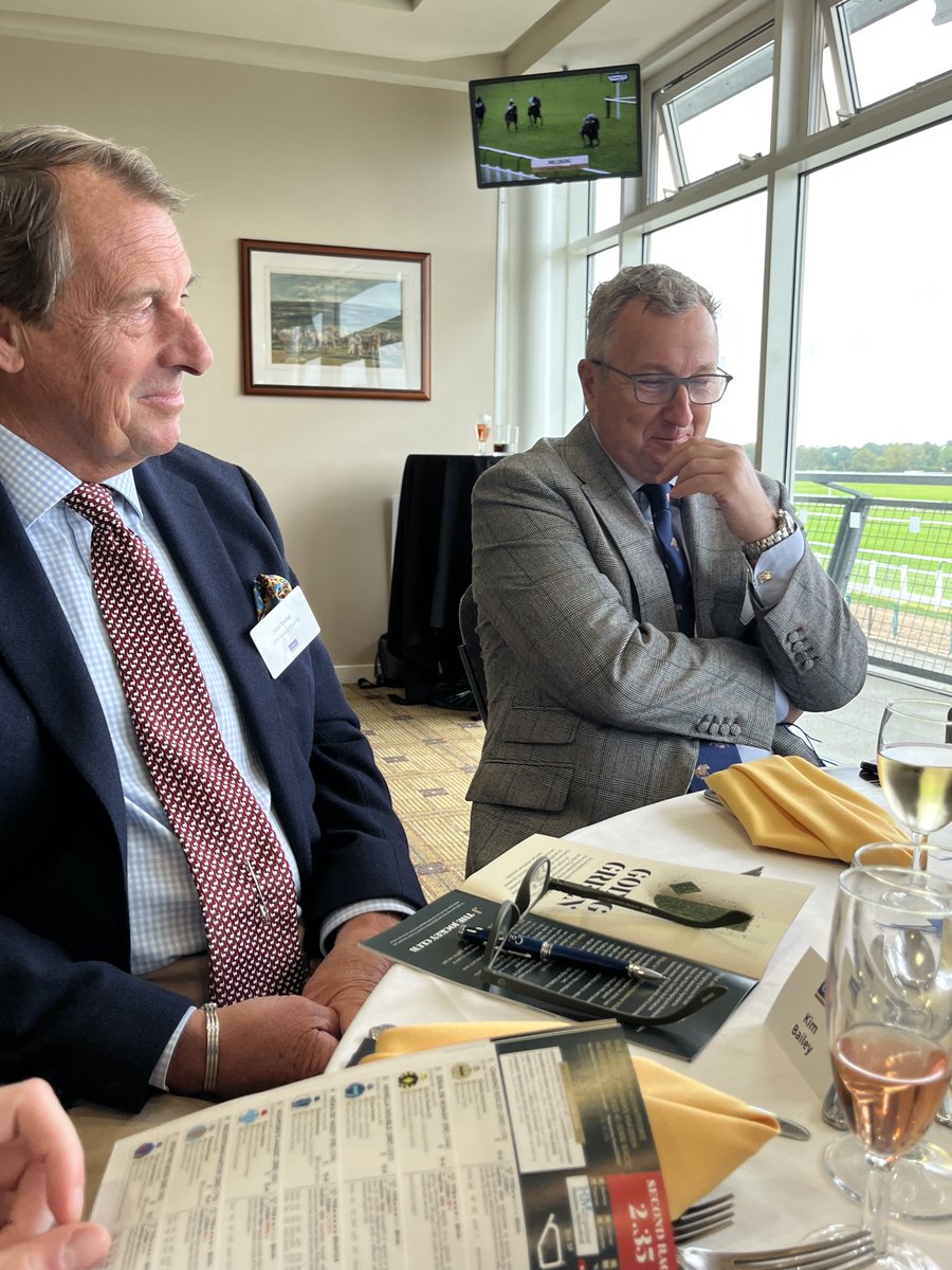 Enjoying listening to racing tips at the annual @Colliers⁩ #BusinessRates hospitality day at the ⁦@WarwickRaces⁩. Great to be with colleagues and clients and the great ⁦@kimbaileyracing⁩. Looking forward to picking some winners!