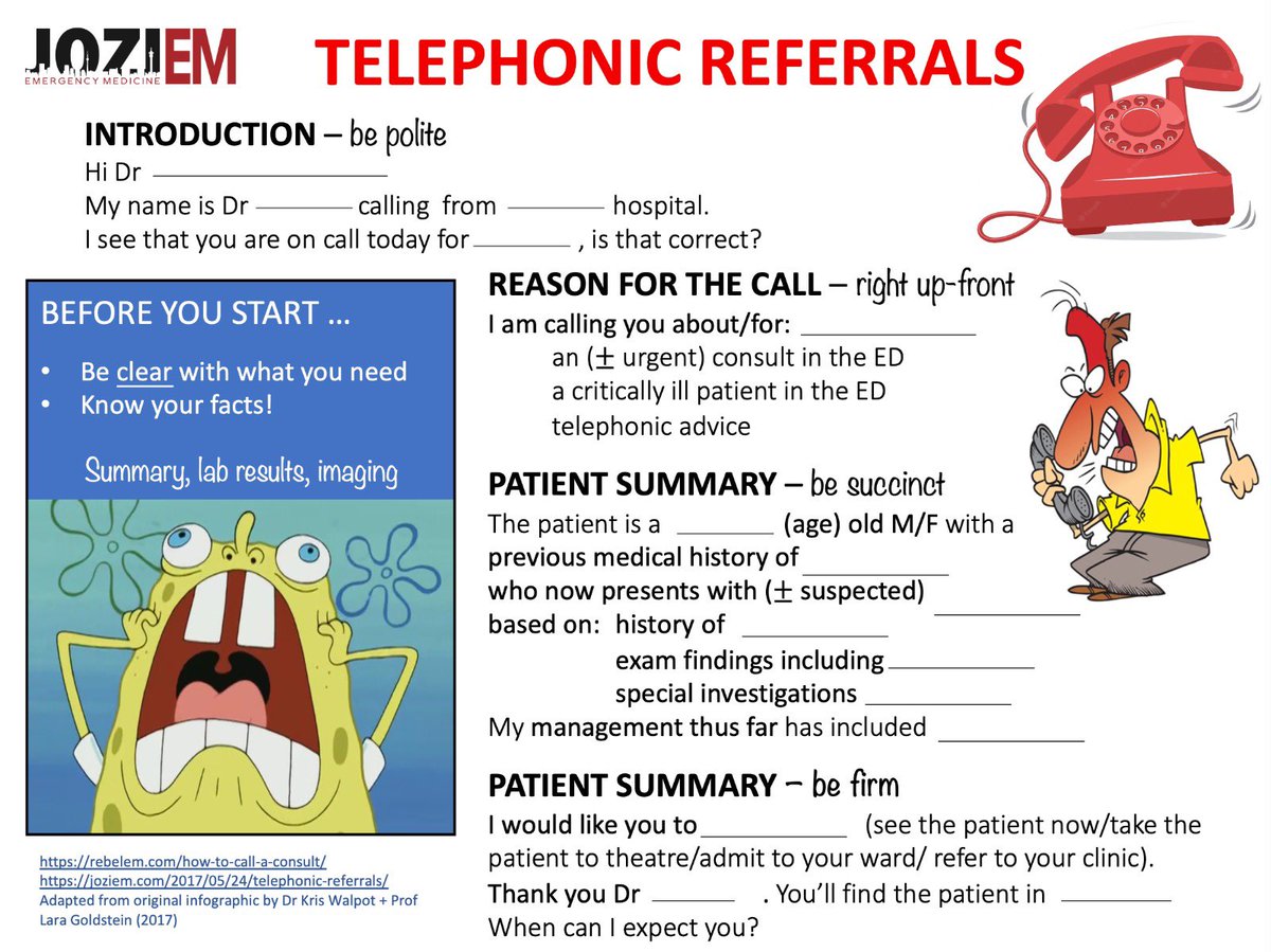 Telephonic referrals 
#CommunicationCounts