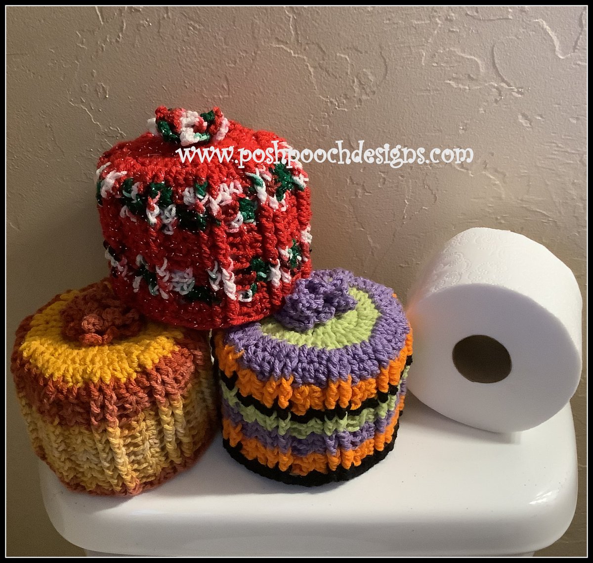 SaraSachCrochet's tweet photo. All Year TP Cover - Just Change The Yarn Colors For Each Month Or Holiday - Crochet Pattern And Video - - - - https://t.co/rEOvBOResF - - - #crocheting #tpcover #halloween #autumn #Christmas #crochetvideo https://t.co/O99Edftudx