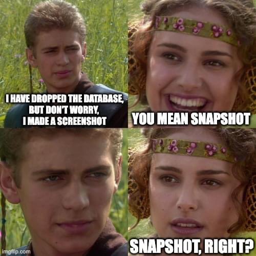 Always make sure to have screenshots! 😆