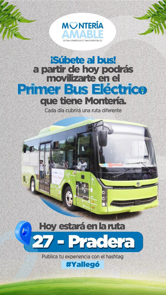 MONTERIAAMABLE's tweet photo. #YaLlegó #SubetealBus https://t.co/mePMOFtG4X