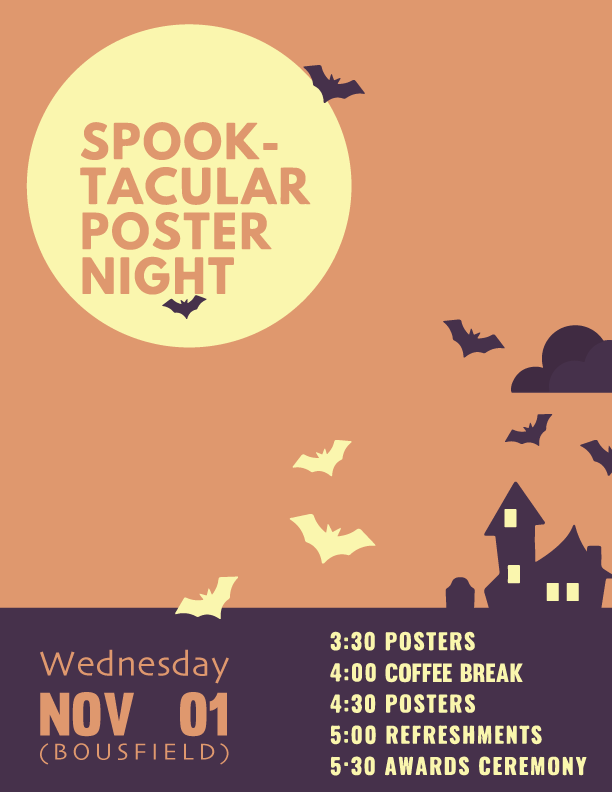 UConnPSYC's tweet photo. Present your research in our annual Spooktacular poster night! Here is the link: https://t.co/YSw6C1T9Ti https://t.co/nUzMvNlImY