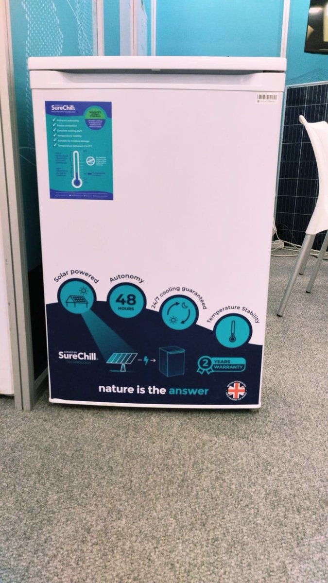 Are you representing a #pharmaceutical or medical organisation? We have on our stand-E1a, the SureChill’s new Pharma fridge, which is an affordable alternative to our vaccine fridges. It is revolutionising the storage of medicine and pharmaceutical products.  #Powerlec #Kenya