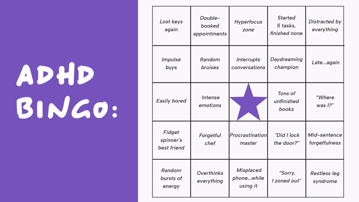 No two people in the world are the same – we're all unique in our own ways. However, those with #ADHD often share similar quirks. Do any of these sound familiar? 🤩