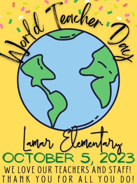 We are grateful for our teachers who pour into our stduents each and every day!🌎🎉