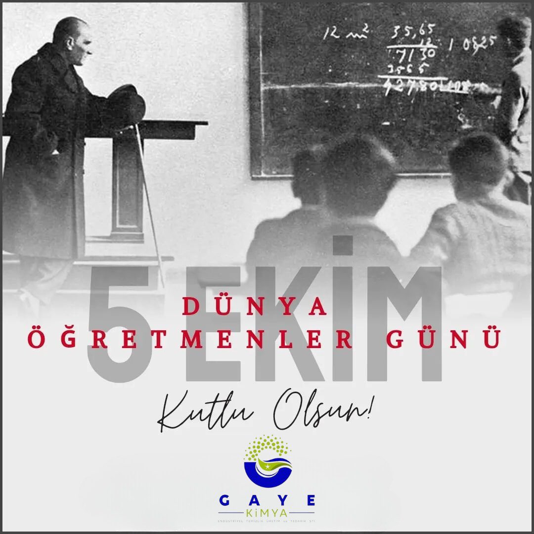 5 Ekim Dünya Öğretmenler günü kutlu olsun