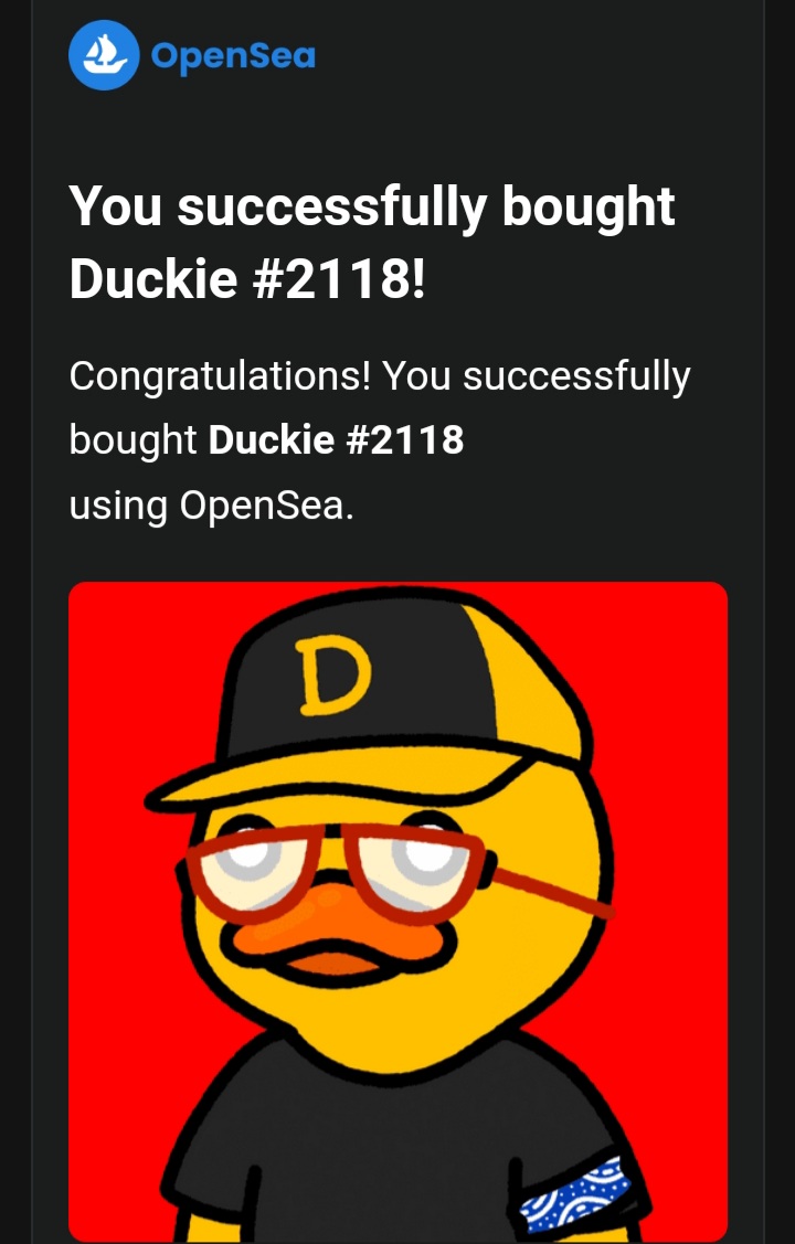 MidoTrekaKratos's tweet photo. 🎉🤩🎉 MINTED AND COLLECTED 🎉🤩🎉

FROM MY NEW FRIEND

🎉🥳🎉 @duckiesnft 🎉🥳🎉 https://t.co/1QmYJmBFAn