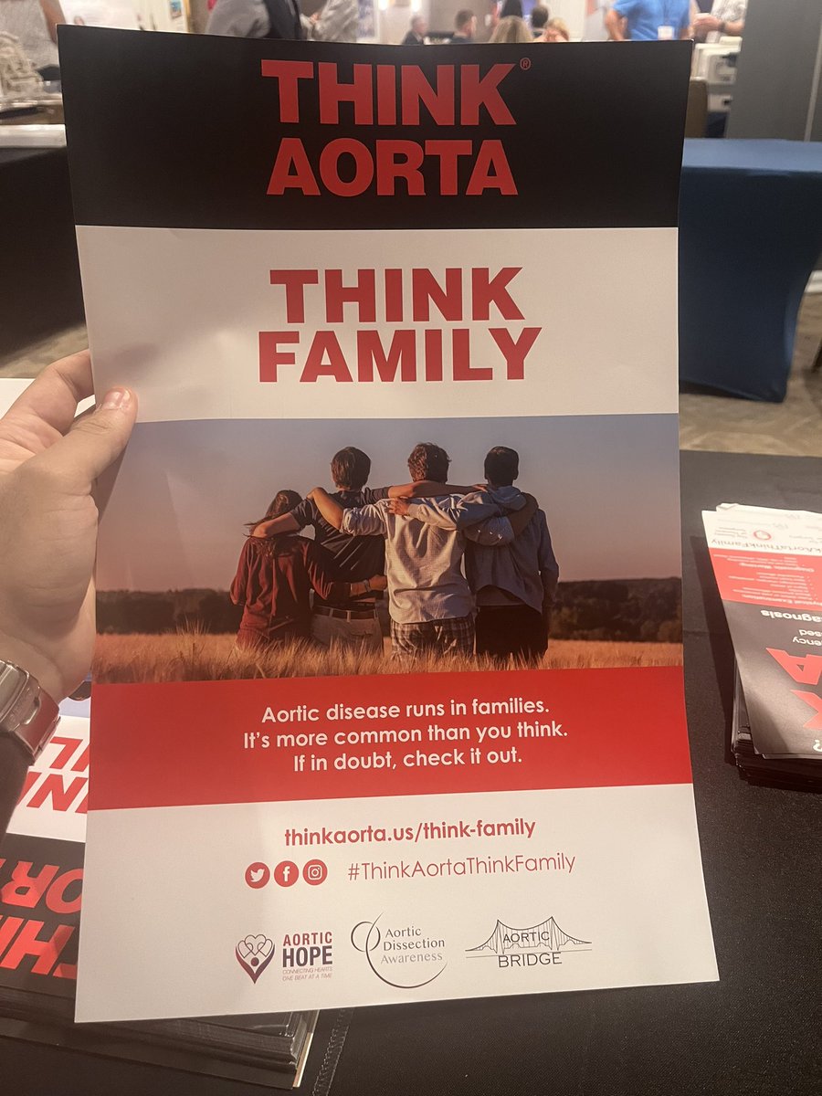 Beautiful sunny morning in Eau Palm, Florida - perfect day to #ThinkAorta! Be sure to come say hi and pick up a few fliers at @ECTSS_CTsurg :) #ThinkAortaThinkFamily #ForPatientsByPatients @ThinkAorta @ThinkAortaUS @Think__Aorta @AorticDissectUK @Run4AorticHlth @EdwardsLifesci