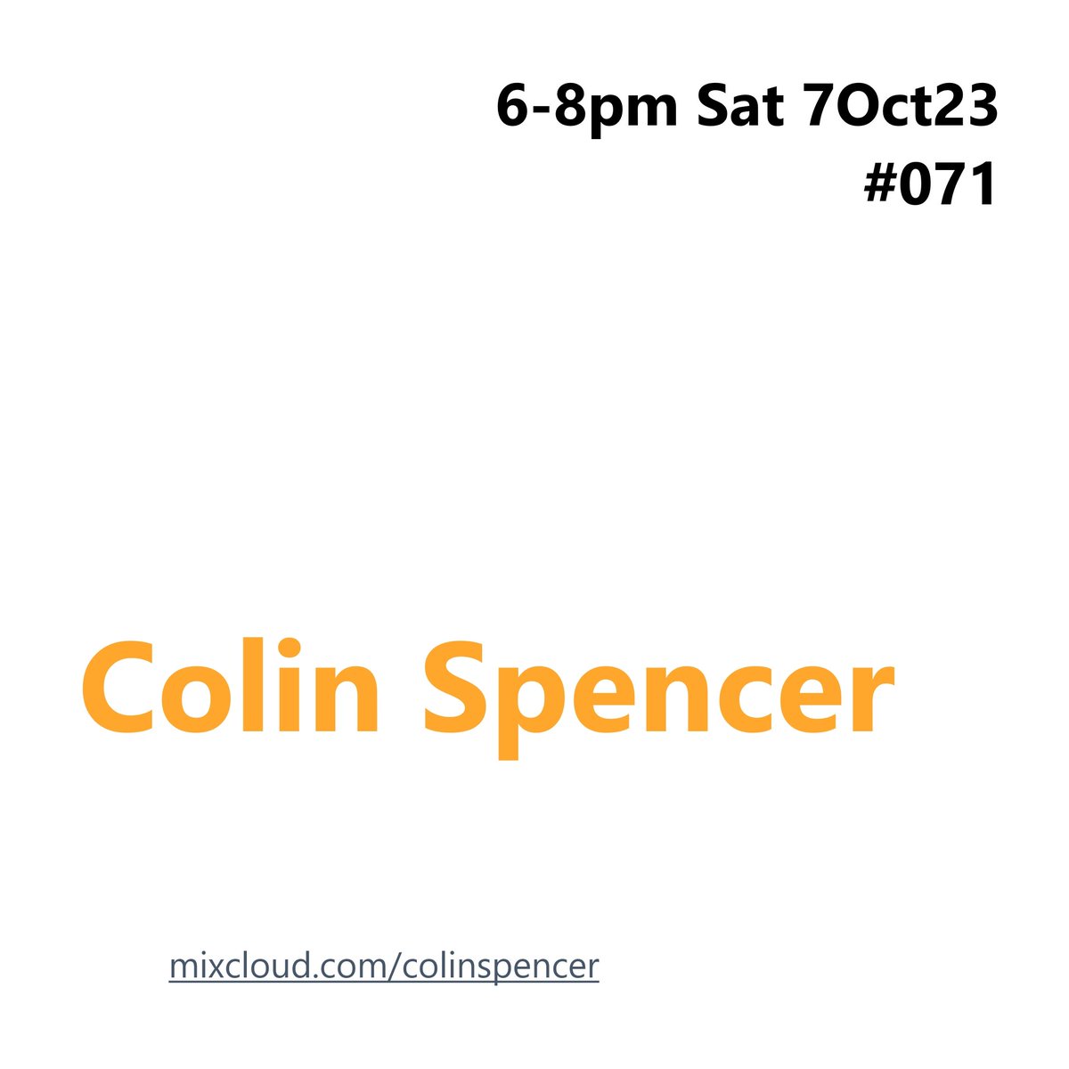 ColinsCuts's tweet photo. #MartinMoscrop talks #Azymuth
#ThreeOriginalsByEach
#ColinSpencer Programme #071
🔊https://t.co/BhC91oXZ1S🎧
Sat 7Oct23
6-8pm (#UK times)
#DiscoverAndRemember @martinmoscrop @azymuth_trio
Constant Curve (#EmperorMachine Extended Rework) on catch-up #065▶️https://t.co/rVKghkN2ea https://t.co/EVw2Ldcjez