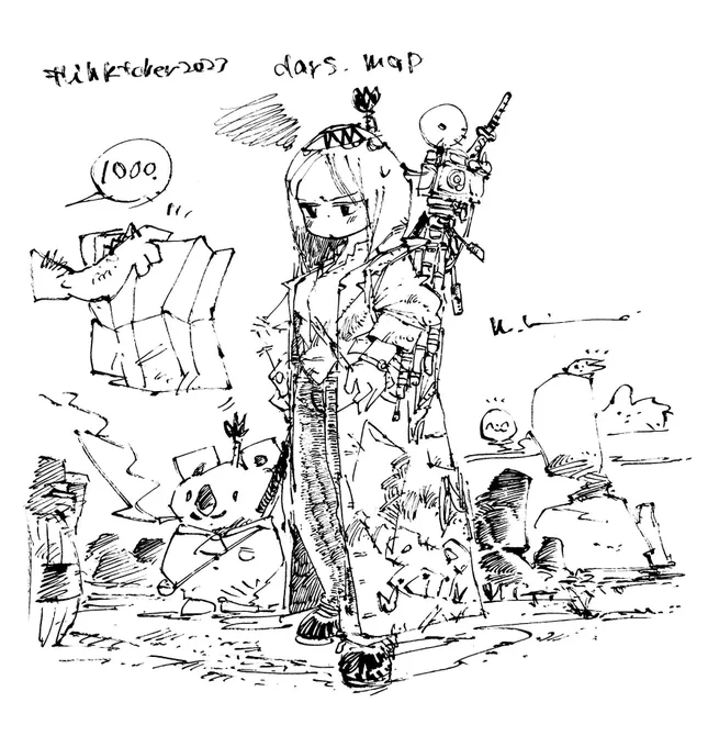#inktober2023 地図