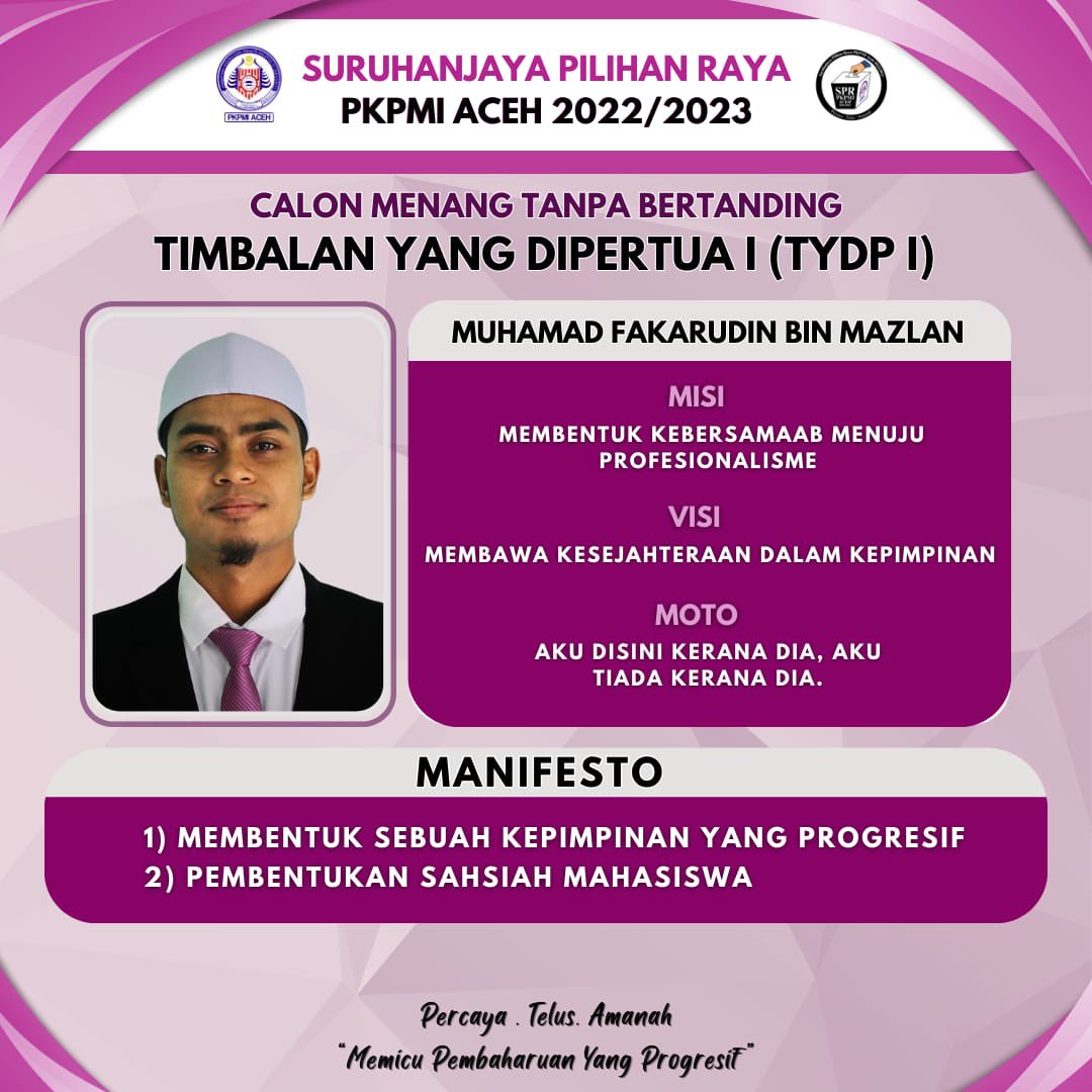 PkpmiA's tweet photo. #Repost @spr.aceh23
• • • • • •

[INFO CAKNA : PENGUMUMAN CALON MENANG TANPA BERTANDING PILIHAN RAYA PKPMI ACEH SESI 2023/2024] https://t.co/uTqteeFe2p