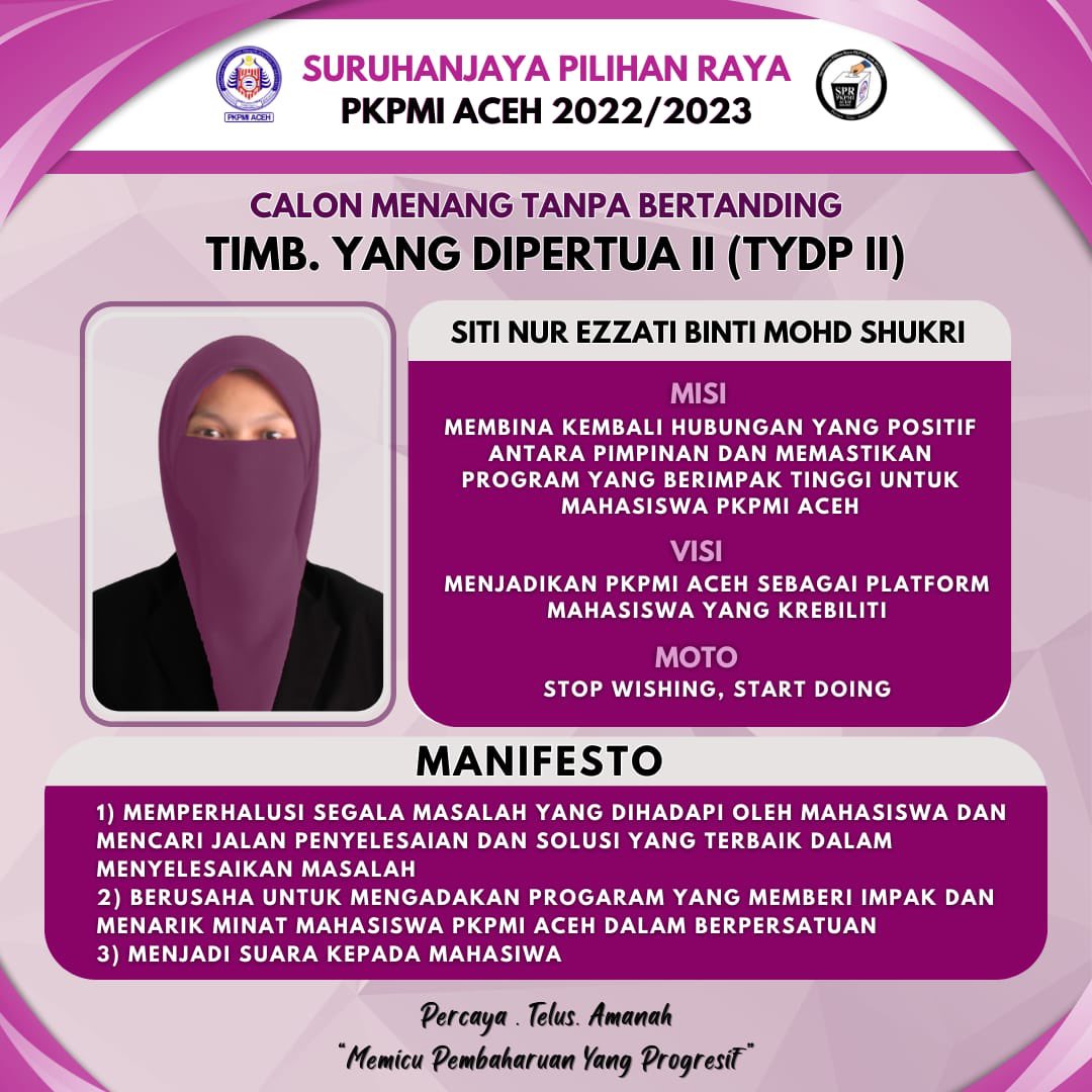 PkpmiA's tweet photo. #Repost @spr.aceh23
• • • • • •

[INFO CAKNA : PENGUMUMAN CALON MENANG TANPA BERTANDING PILIHAN RAYA PKPMI ACEH SESI 2023/2024] https://t.co/uTqteeFe2p