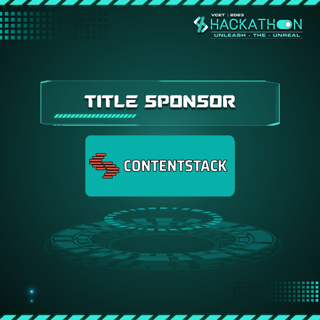 VcetHackathon's tweet photo. 💪🏻Empowering Progress: Contentstack, Our Title Sponsor!!💫

Leading the way for global enterprises with precision, and adaptability is the unrivaled composable content platform. Their vision is to break barriers and people's unlock potential with technology.👌🏻 
#hackathon https://t.co/V64vH58T51
