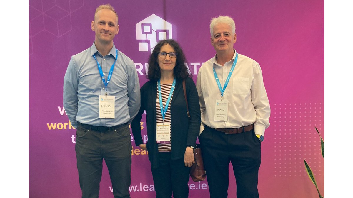 HiberniaCollege's tweet photo. Our Head of Digital Learning, Francis McKeagney, is presenting today on : "The promise and challenge of building community in distance and hybrid learning environments "at the #Learnovation2023 Global Summit.

#summit #learnovation2023 #learnovatecommunity #digitalLearning https://t.co/A6okFOwTJJ