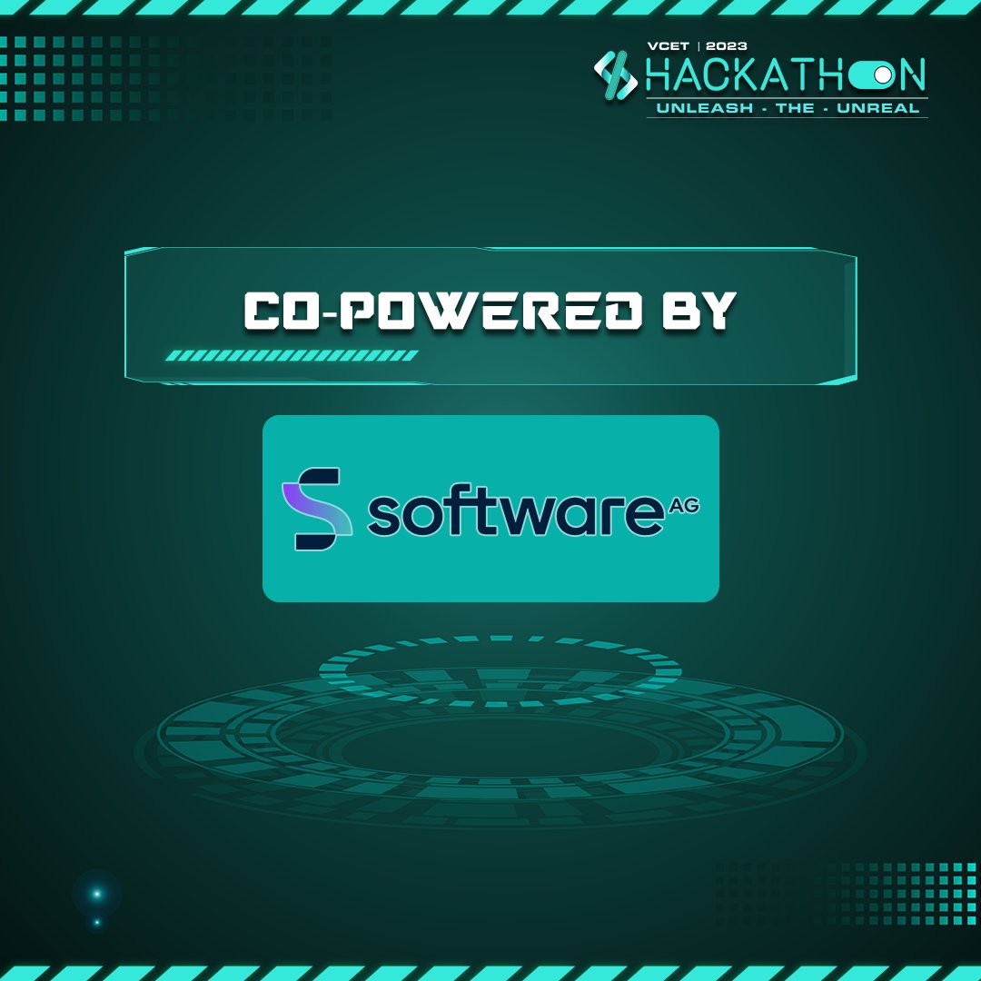 VcetHackathon's tweet photo. We are excited to announce 🗣our partnership with "Software AG"🖥 as our Co-powered by sponsor!!

Software AG specializes in optimizing data flow between individuals, systems, and devices.They integrate applications, devices, data and clouds. 💥
#hackathon https://t.co/p8QKETEd5a