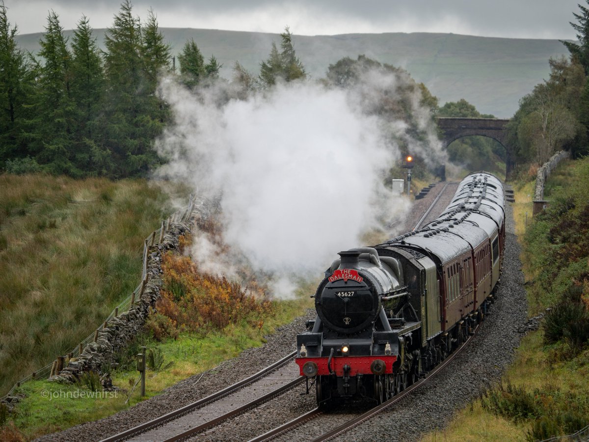 Jubilee 'Sierra Leone' heading The Dalesman at Aisgill #steamtrain @westcoastrail