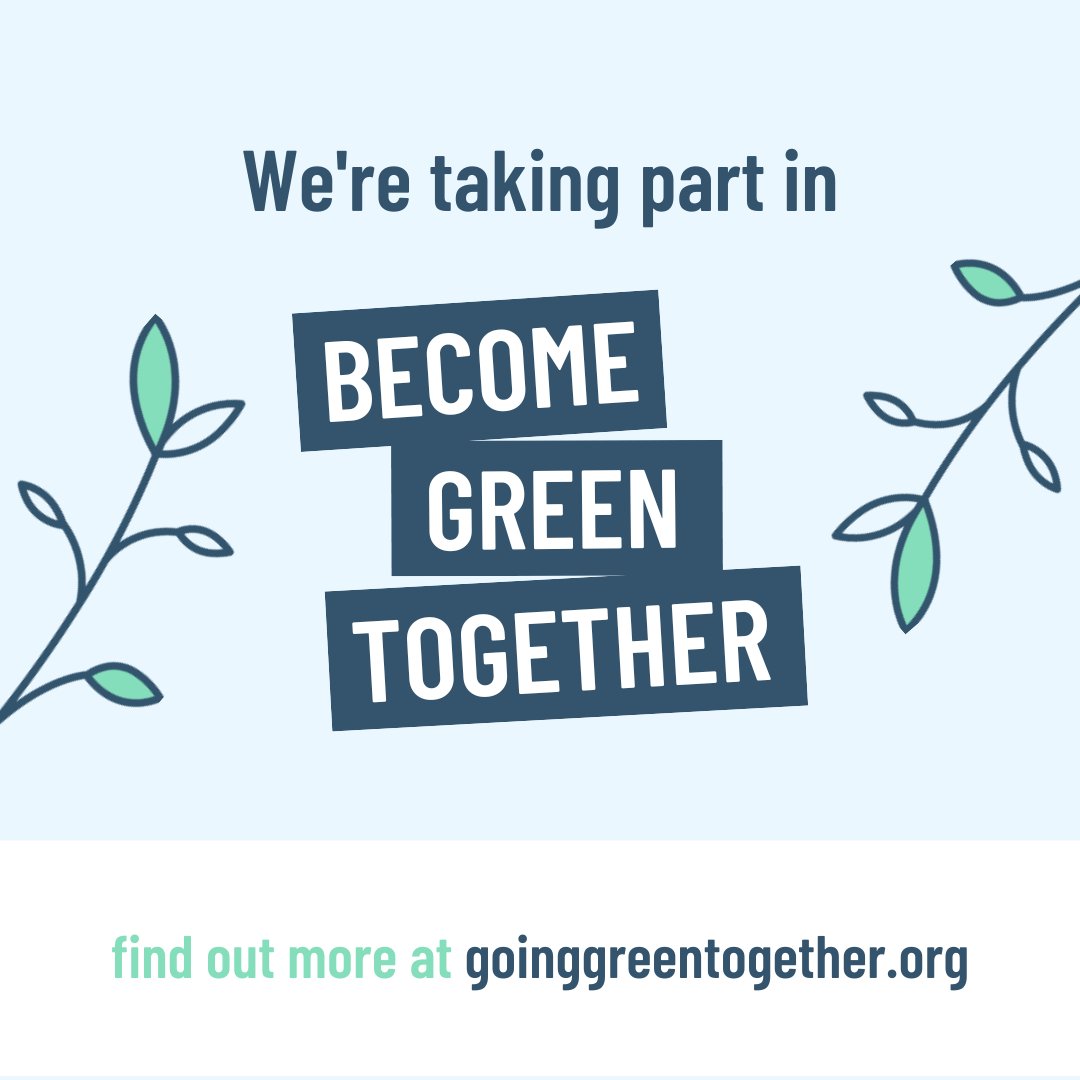 One of our priorities this year is to further cut our carbon emissions and as part of this we're joining the <a href="/GoingGreen_NE/">Going Green Together</a> movement. 

We're looking forward to learning more about how we can make a real difference to climate change.