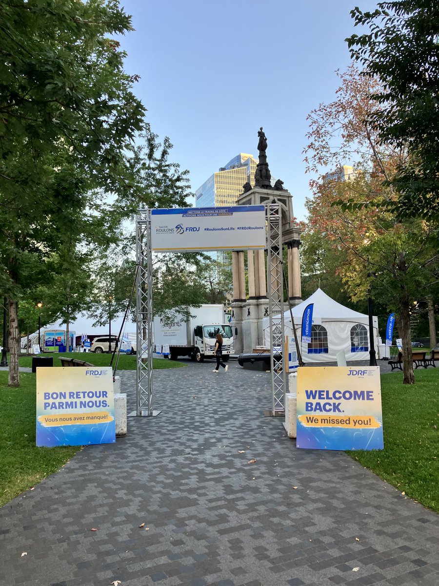 BT1D_CA's tweet photo. Today's the day Montreal! Today we move work aside and move for a cure for type 1 diabetes ππ Set-up is complete and we can't to see everyone in person today at Place du Canada for the Sun Life Ride to Defeat Diabetes for JDRF!
#SunLifeRide #JDRFRide https://t.co/pRVG0LZhiT