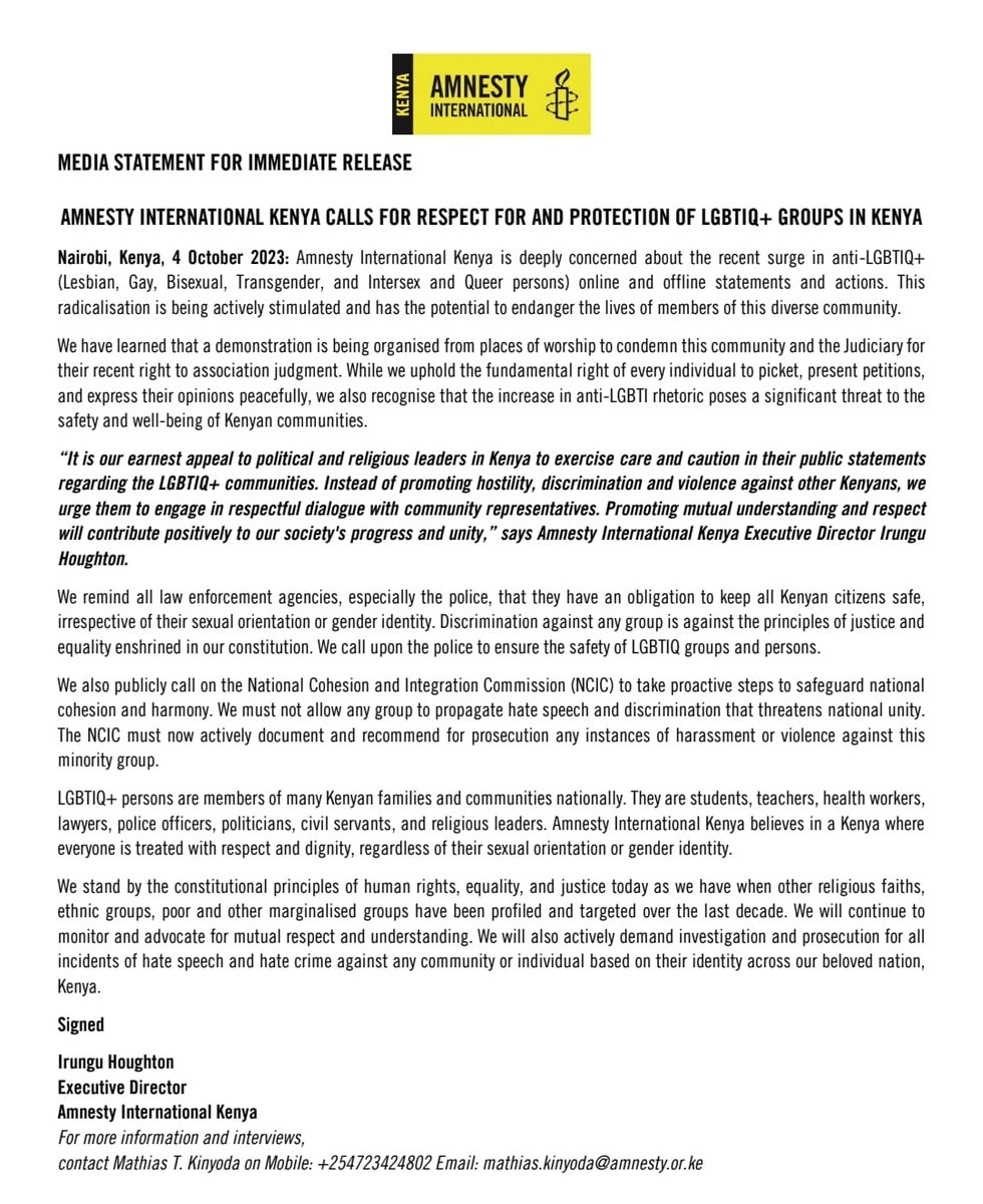 Amnesty Kenya tweet media