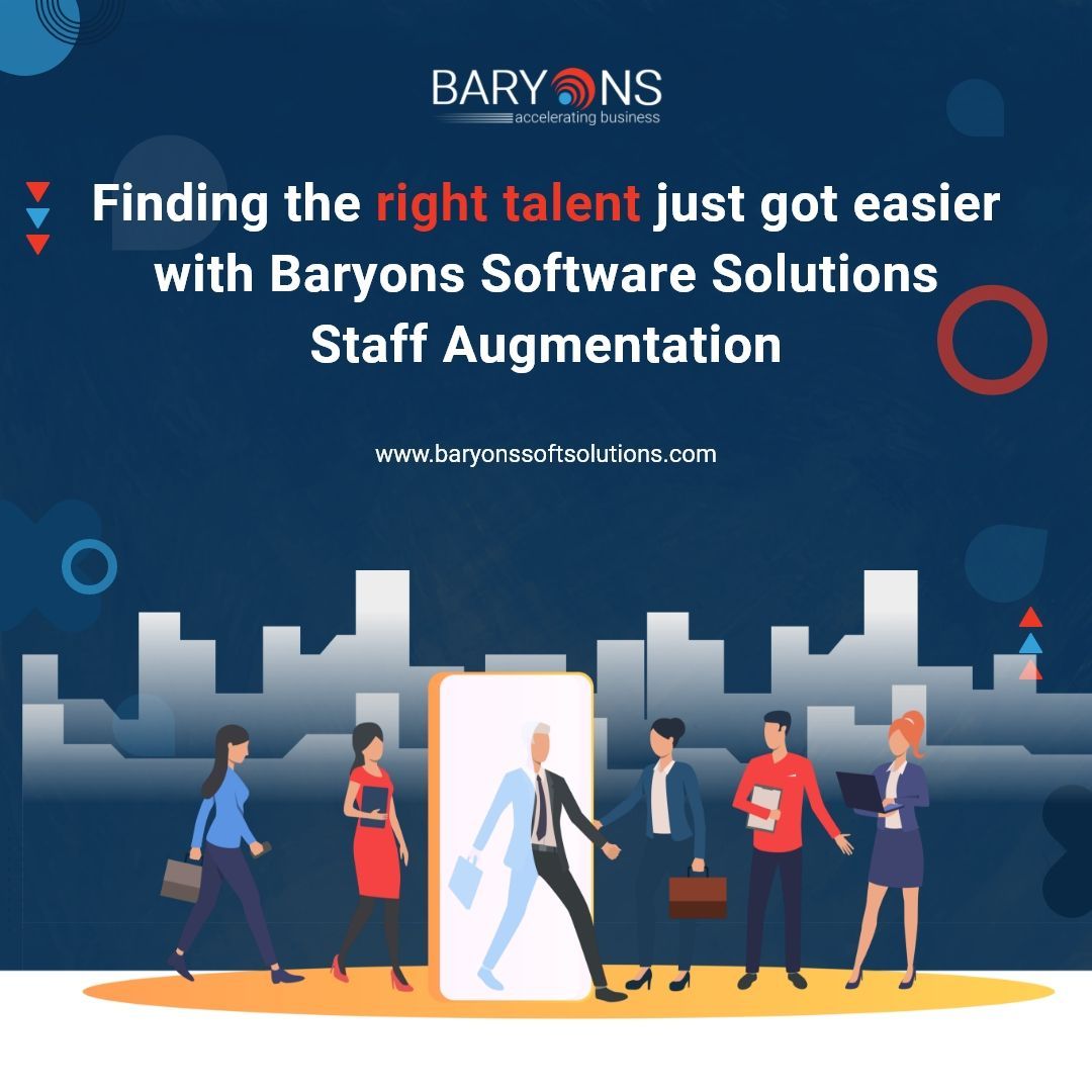 Hiring skilled professionals has never been this simple. Experience the benefits of Staff Augmentation by Baryons Software Solutions and propel your business forward. 

Dive in: buff.ly/3JIv0S2 

#HiringSolutions #SkilledProfessionals