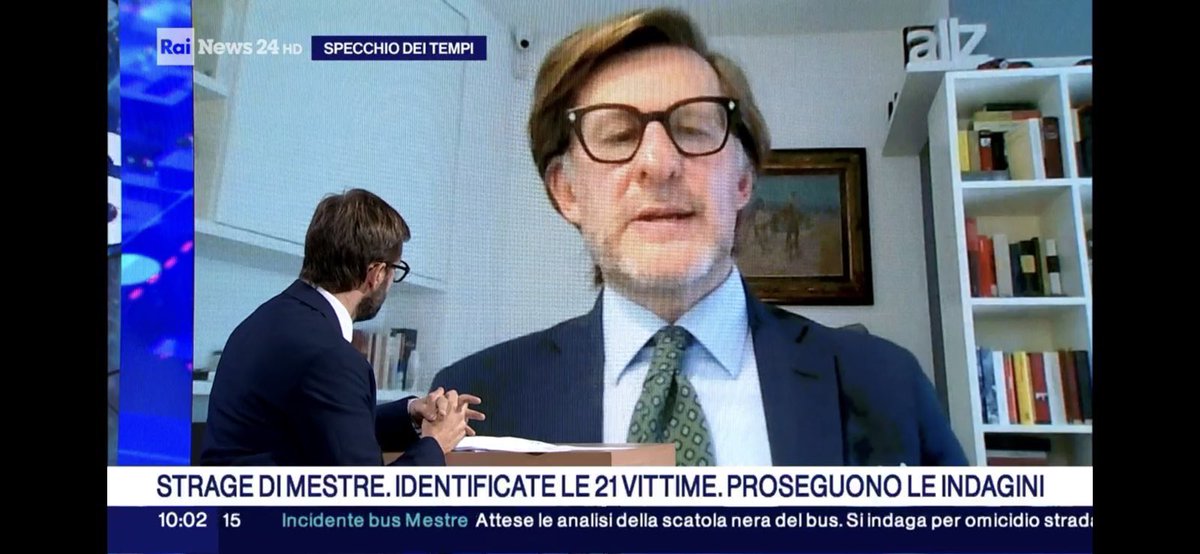 gabarberis's tweet photo. In collegamento con Rainews24. La tragedia di Mestre, le trattative europee sui migranti, la difficoltà di fare le opere pubbliche in Italia. RaiNews24 Il Giornale https://t.co/4YC2NyvU6e