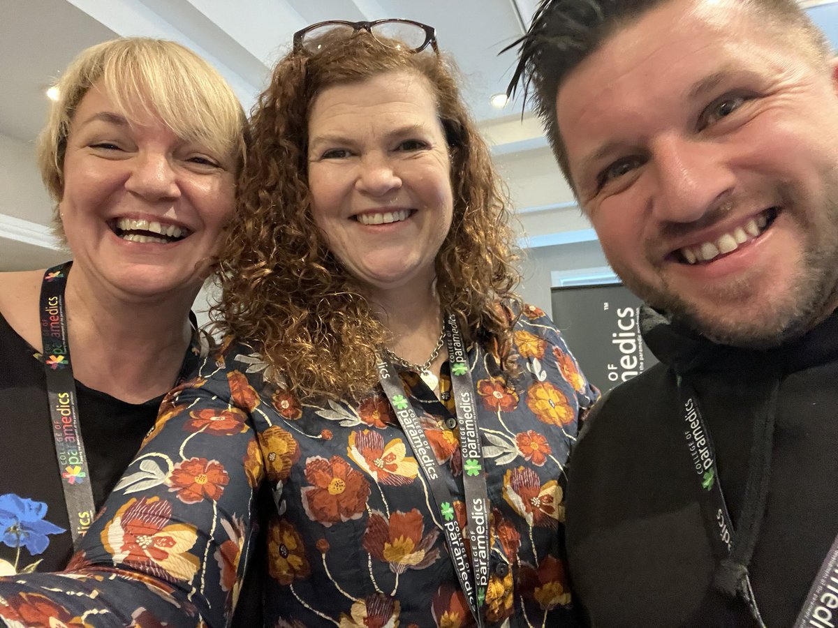 DrLouReynolds's tweet photo. Great to see @tracyniks and @OcoRory at #PCPC23 @ParamedicsUK https://t.co/mPhojqYHiJ