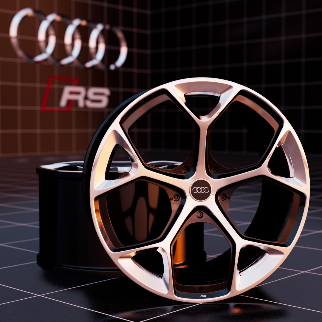 #audi #rs #sport #supercar #rim #3d #3drender #redshift #3dmodelling