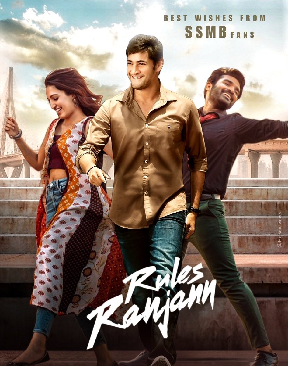 Always Love @Kiran_Abbavaram anna's Script Selection..
Unique & Brilliant👍

#RulesRanjann is super Cool & looks like Entrtainment Unlimited

ATB to the Entire Team
-SSMB fans❤️

Looking forward✌️
@iamnehashetty @rathinamkrish
@AmrishRocks1 @vennelakishore @MythriOfficial