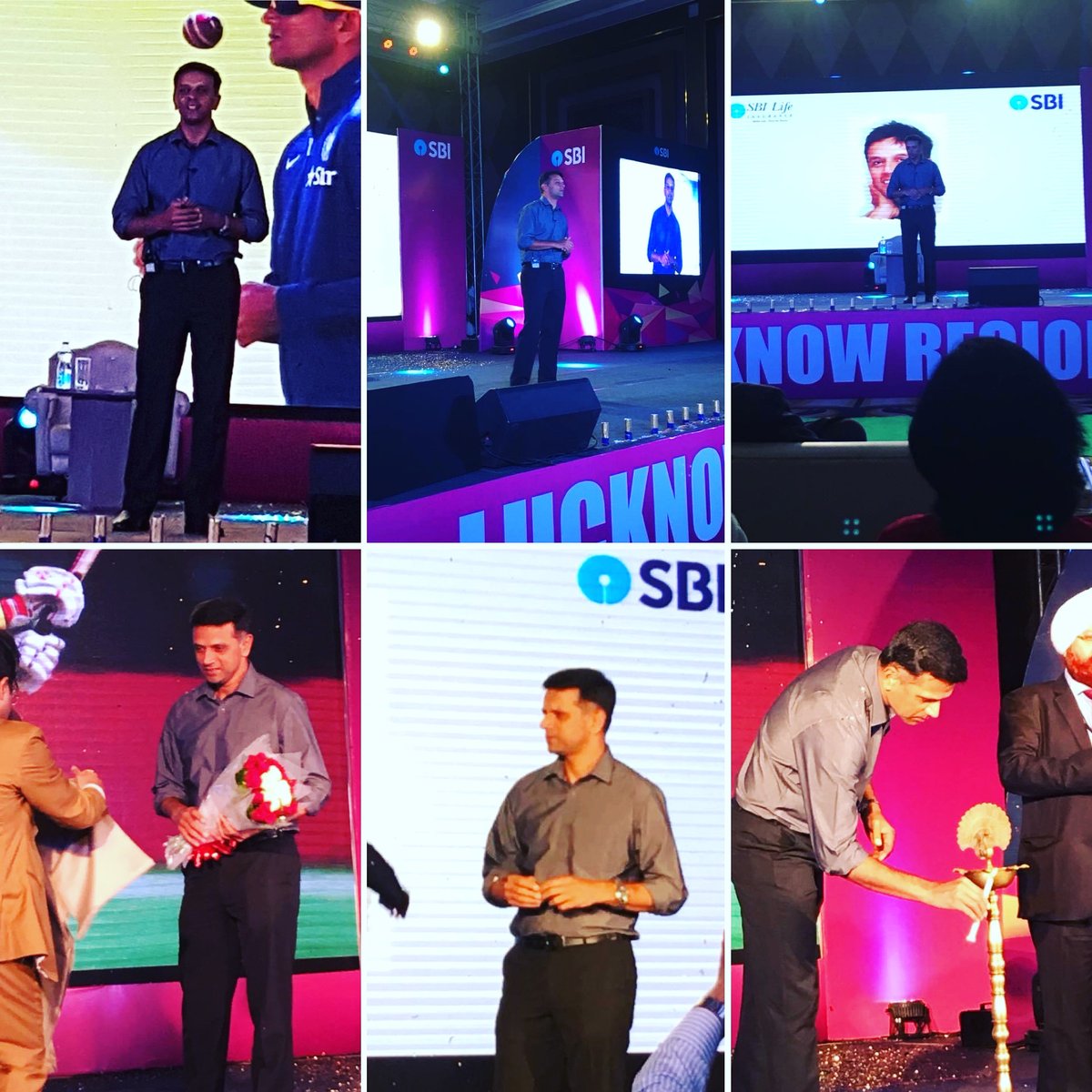 Let's rewind to this unforgettable moment. #ThrowbackThursday #RahulDravidMotivationalSpeaker #events