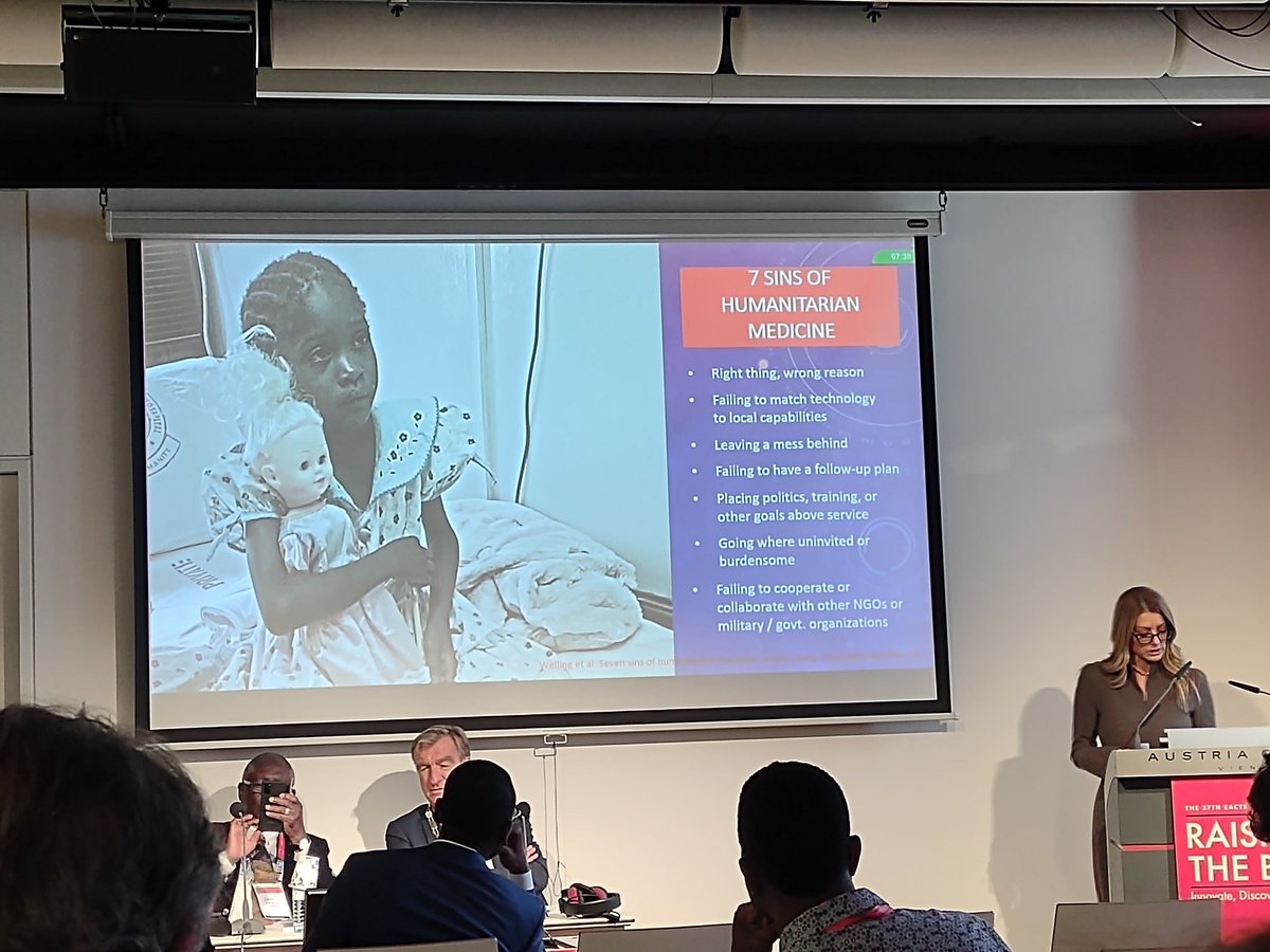 Excellent talk on Cardiac Surgery Training and Sustainability and resilience in low resource centre by <a href="/EA_FarkasMD/">Emily Farkas, MD</a> #EACTS2023 <a href="/bodefal/">Dr. Bode Falase</a> <a href="/GlobalCardiac/">Global Cardiac Surgery Initiative</a>