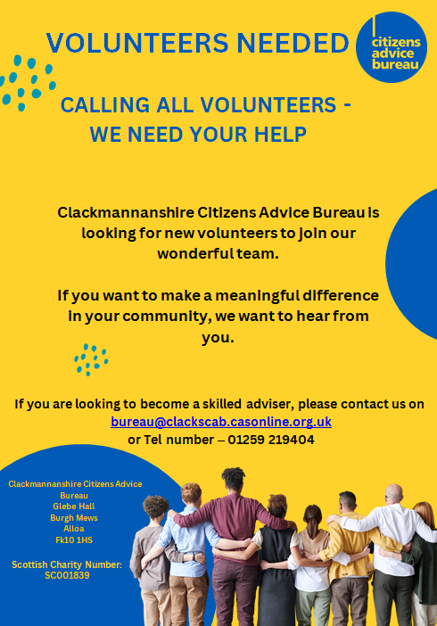 clacks_cab's tweet photo. 📢 Volunteers Needed !! 📢

If you’d like to volunteer with us or want to find out more, we’d love to hear from you!

Click on the pictures below for more information👇 https://t.co/haXfm8p7Z4
