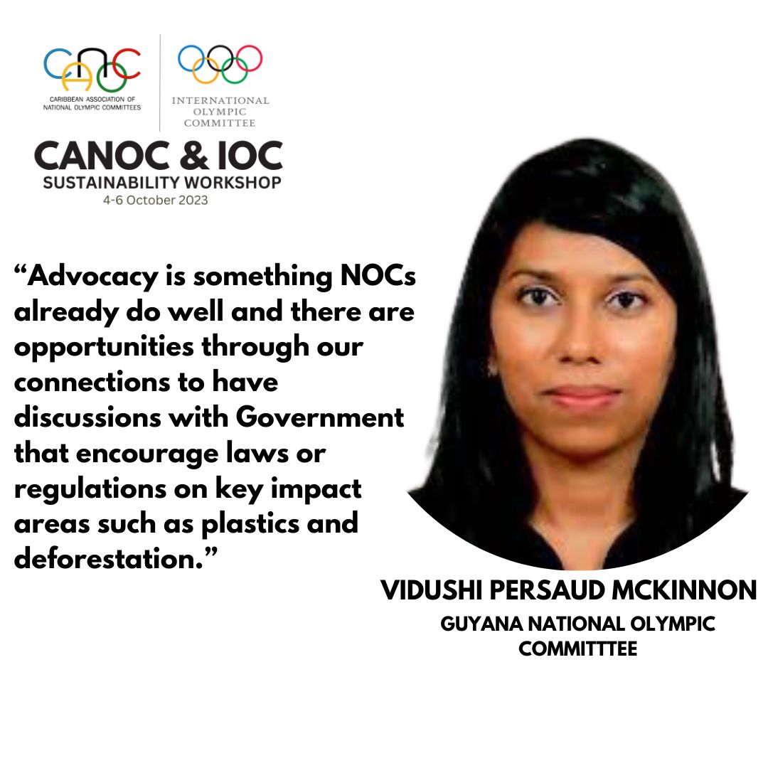 CanocSports's tweet photo. CANOC IDEAS 💡 coming out of DAY 1 of the IOC Sustainability workshop 🌎🏝️♻️
#Sustainability #SustainableFuture #sports #sportforclimateaction #ClimateAction #caribbean https://t.co/iKXv9vN0Fz