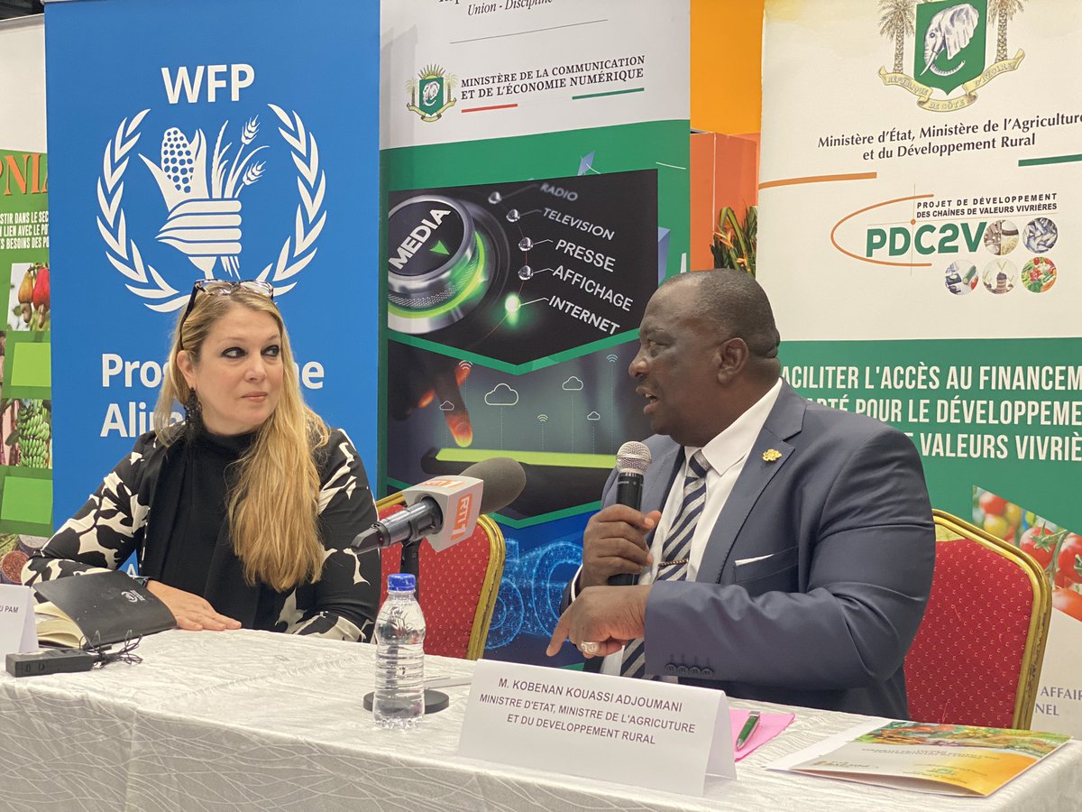 Seve_Gi's tweet photo. #SARA2023 In her message to the MEMINADER @Adjoumani_off, @oliviahantz reiterated @WFP_cotedivoire commitment to support @gouvci 🇨🇮to face the impact of #climatechange : Together we will contribute to an environment that is more resilient and more inclusive, leaving no one behind https://t.co/kJ1pGuudzf