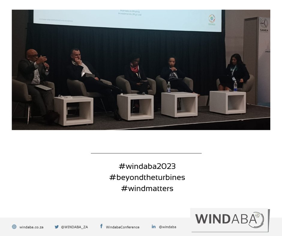 WINDABA_ZA's tweet photo. The JET can be unlocked in Mpumalanga through collaboration, consultation and proper co-ordination is the key message coming out of one of this afternoon's panel discussions.
@_sawea @MainstreamRP @PresidencyZA @ewseta @Mahlako_FS
#windaba2023 #beyondtheturbines #windmatters https://t.co/dZ0GF71x2G