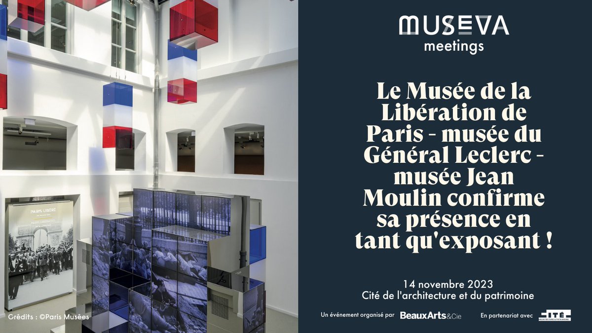 🏛️ Le @museeML participe à #MUSEVAMeetings2023 !
(@parismusees)

Il vous offre une plongée dans l’histoire de France au travers du parcours de Jean Moulin et du Général Leclerc !

#privatisations