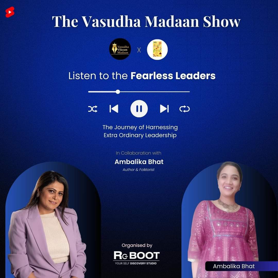 AmbalikaRayan's tweet photo. I absolutely loved the way you did the interview @VasudhaMadaan ji! Enjoyed recording & many thanks for the wonderful words ✨💐🙏💝 #NextThursday https://t.co/xJMM8oqWss