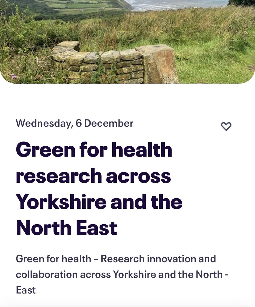 It’s been wonderful organising this Yorkshire and Humber research event developed with @SarahDaniel21 @ResearchHumber @TEWVresearch IMRY @UniOfYork @YESIUoY fabulous agenda 🍃 further details in comments DM/comment if you would like to be added to the distribution list